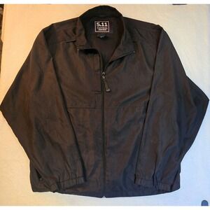 5.11 Tactical Series Response Jacket Men's 2XL Black Work Outdoor Full Zip